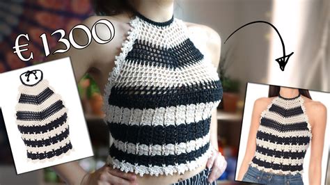 gucci crochet top|I recreated a €1300 Crochet Gucci Top .